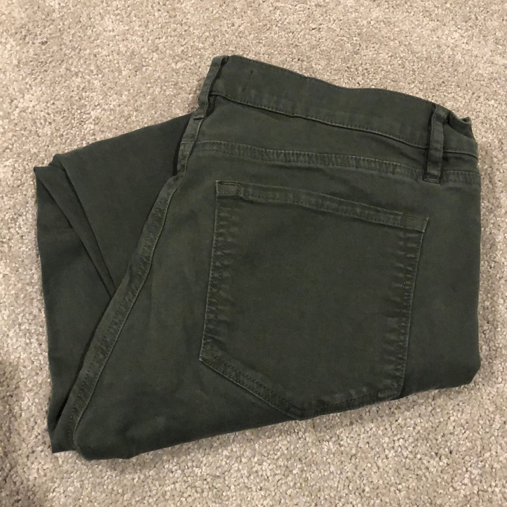 Loft green jeans